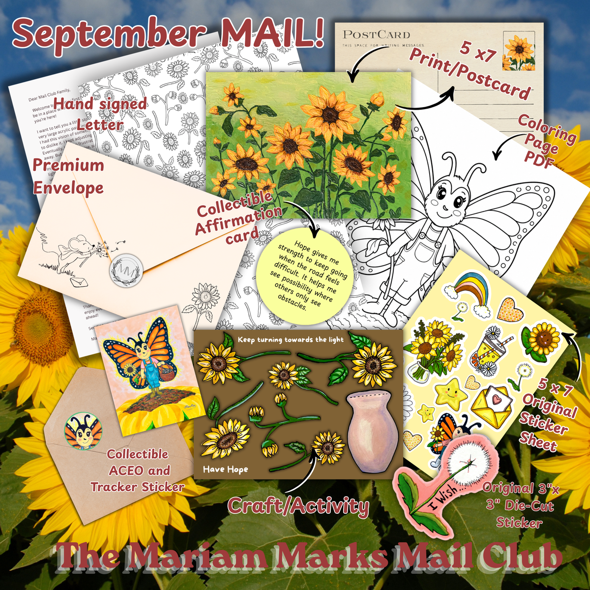 The Mariam Marks Mail Club SUBSCRIPTION